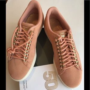 PUMA SUEDE CLASSIC X-CHAIN DUSTY CORAL SNEAKERS